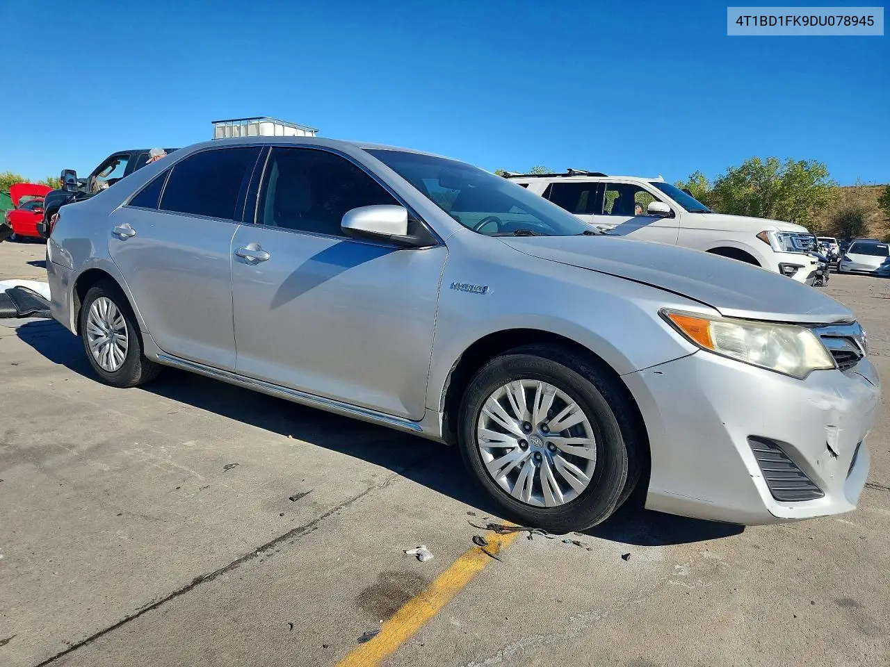 2013 TOYOTA CAMRY VIN 4T1BD1FK9DU078945 — фото 4