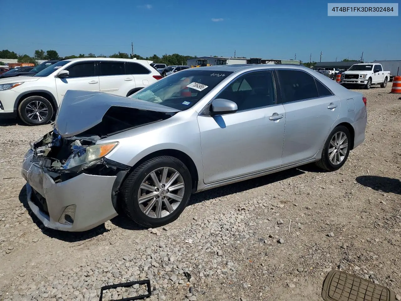 TOYOTA CAMRY 2013, VIN 4T4BF1FK3DR302484