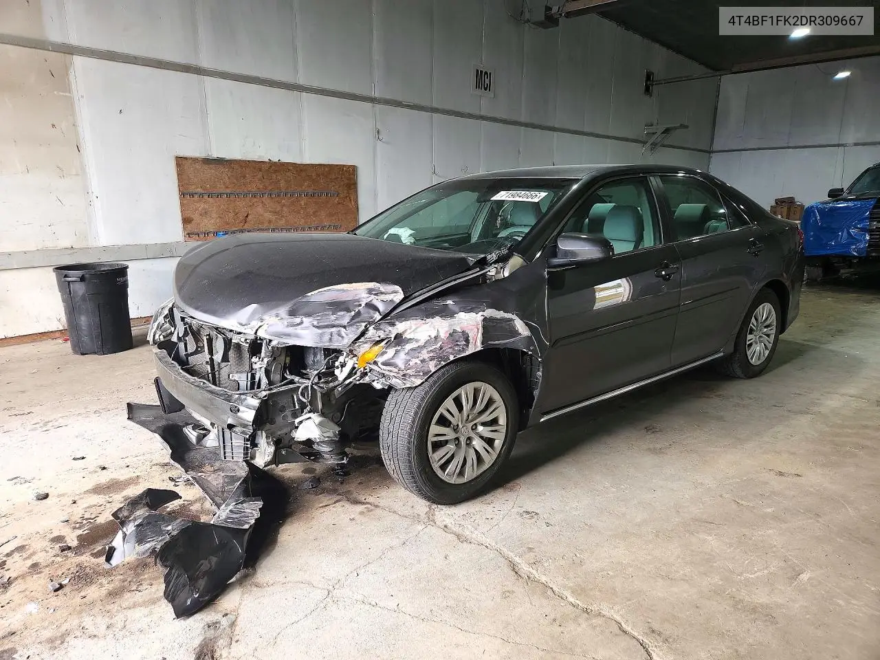 TOYOTA CAMRY 2013, VIN 4T4BF1FK2DR309667