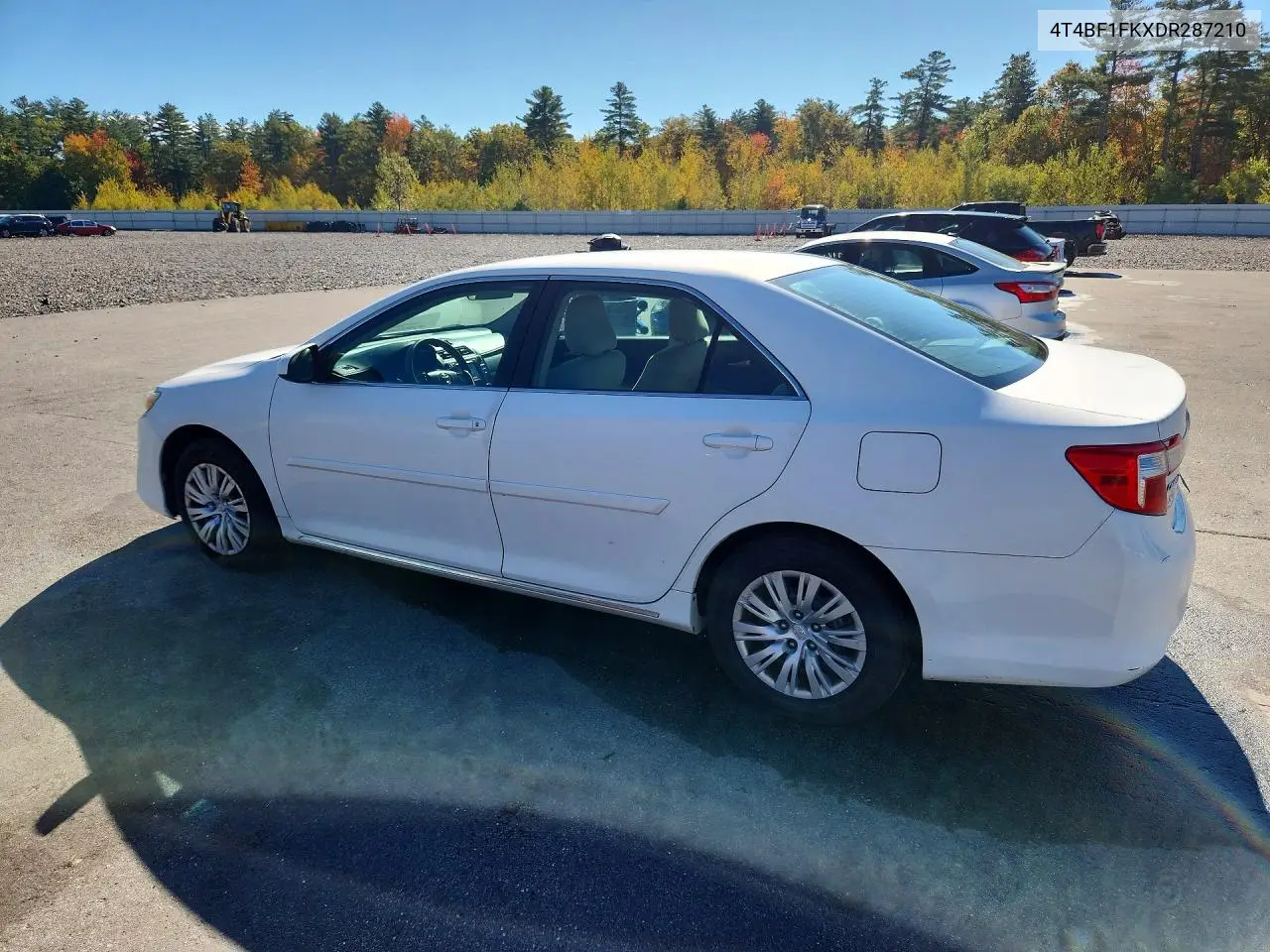 2013 TOYOTA CAMRY VIN 4T4BF1FKXDR287210 — фото 2