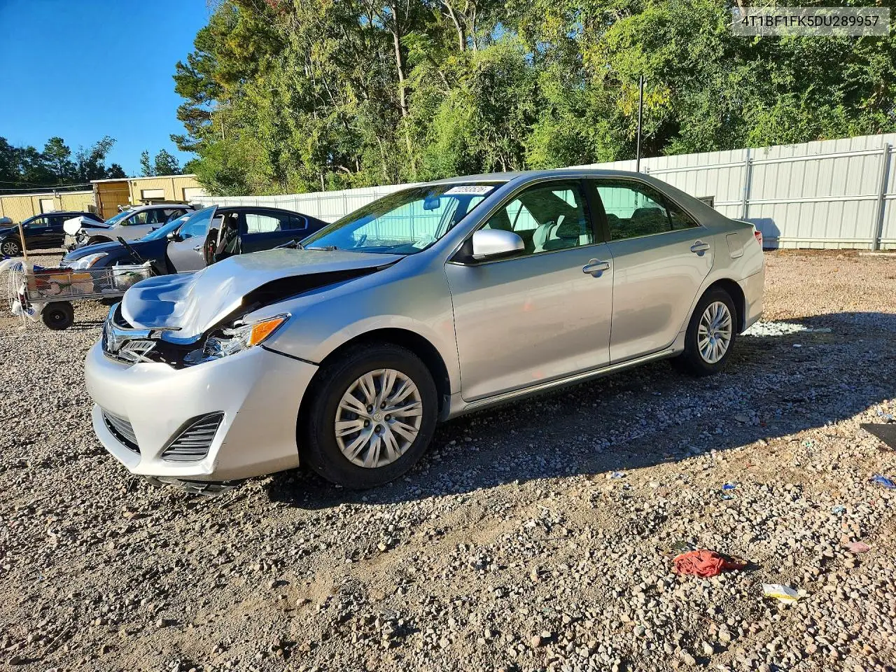 TOYOTA CAMRY 2013, VIN 4T1BF1FK5DU289957