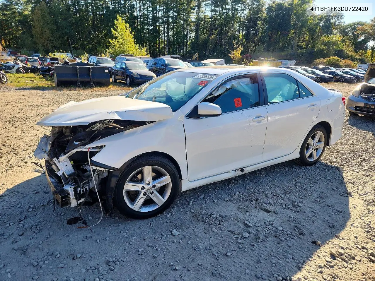TOYOTA CAMRY 2013, VIN 4T1BF1FK3DU722420