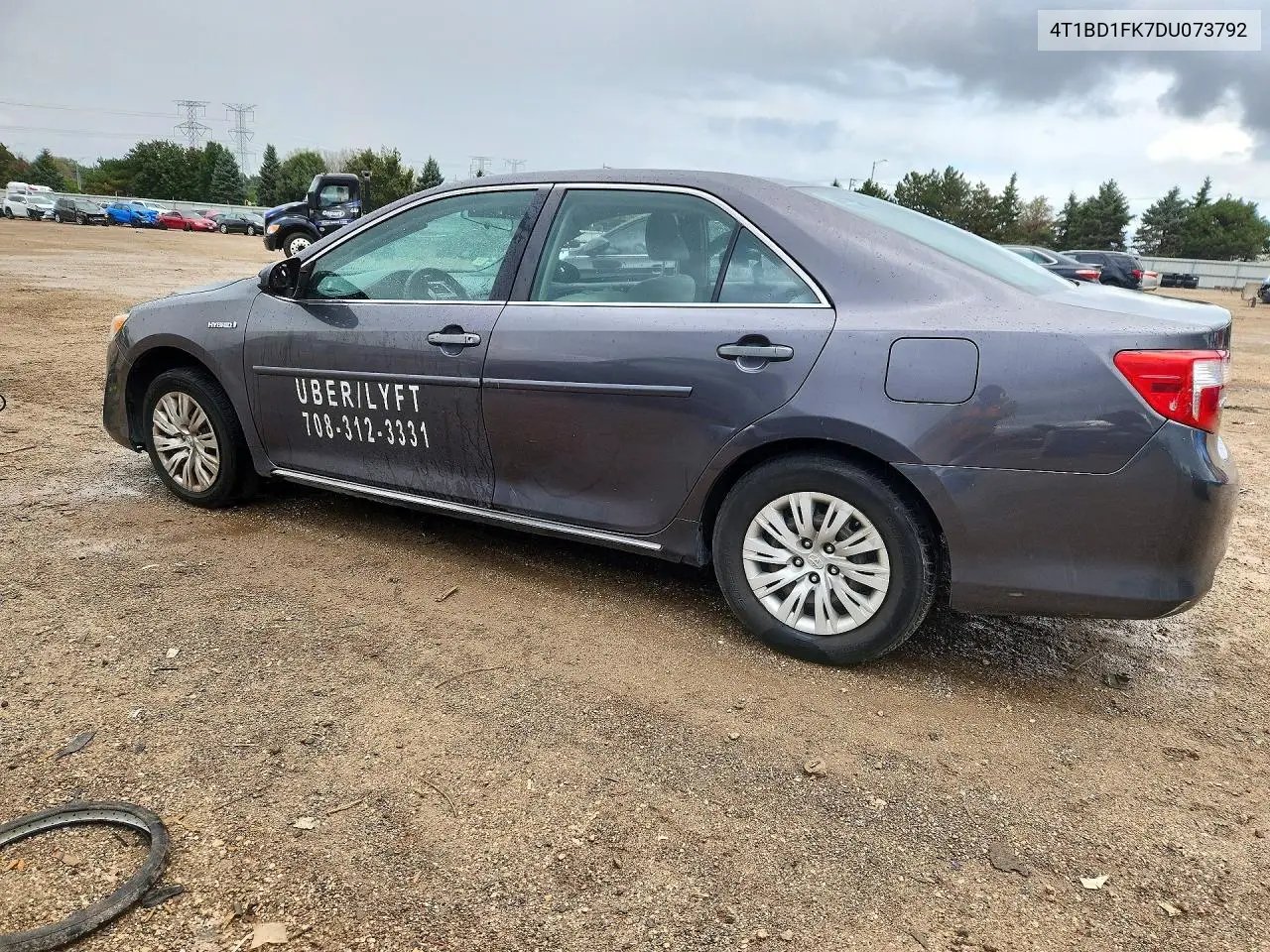 2013 TOYOTA CAMRY VIN 4T1BD1FK7DU073792 — фото 2