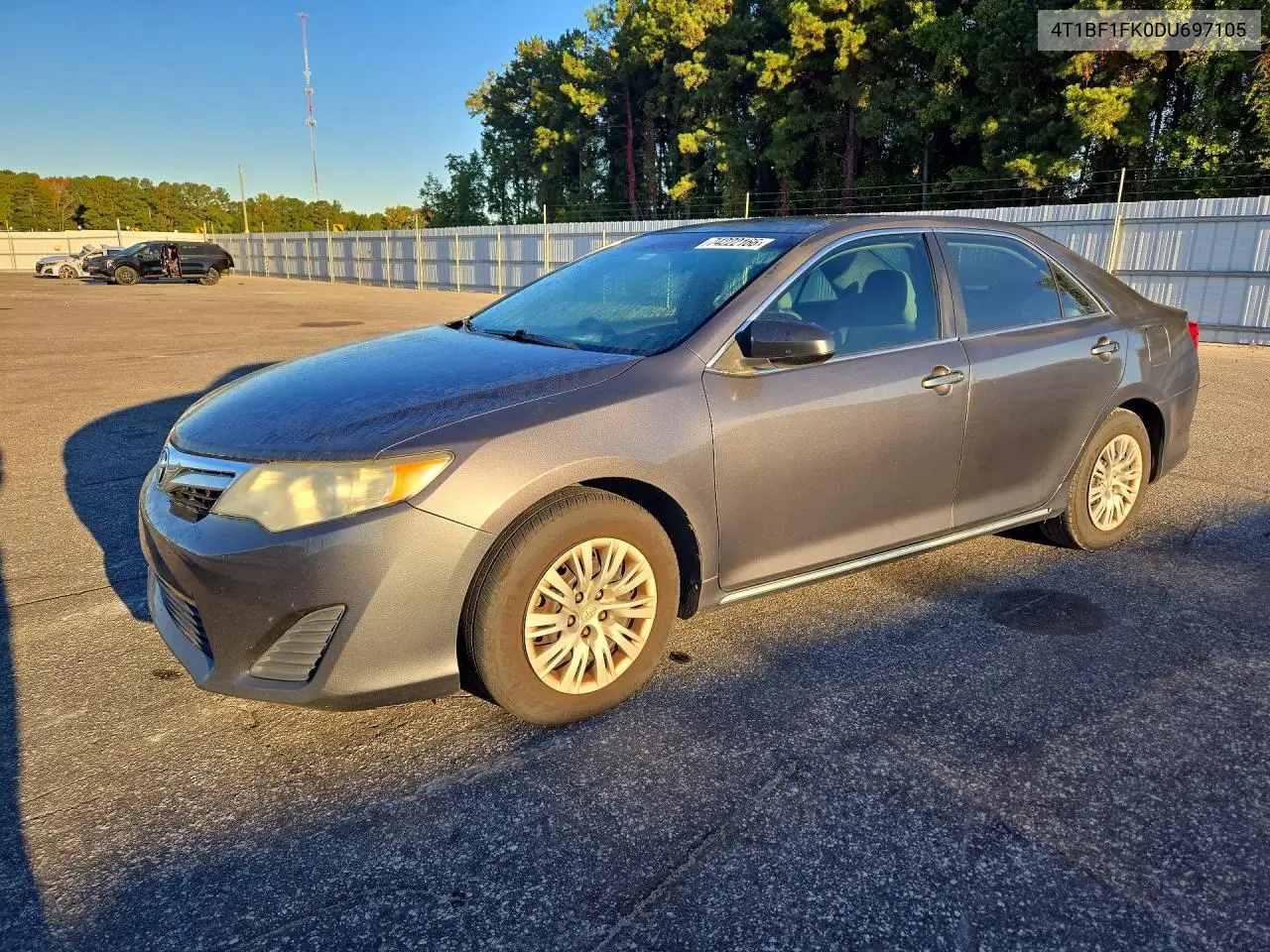TOYOTA CAMRY 2013, VIN 4T1BF1FK0DU697105