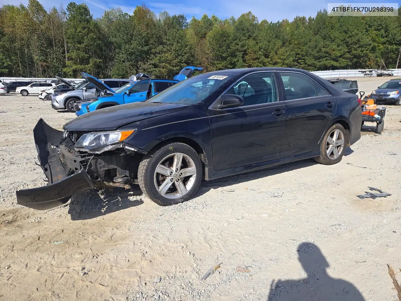 TOYOTA CAMRY 2013, VIN 4T1BF1FK7DU298398