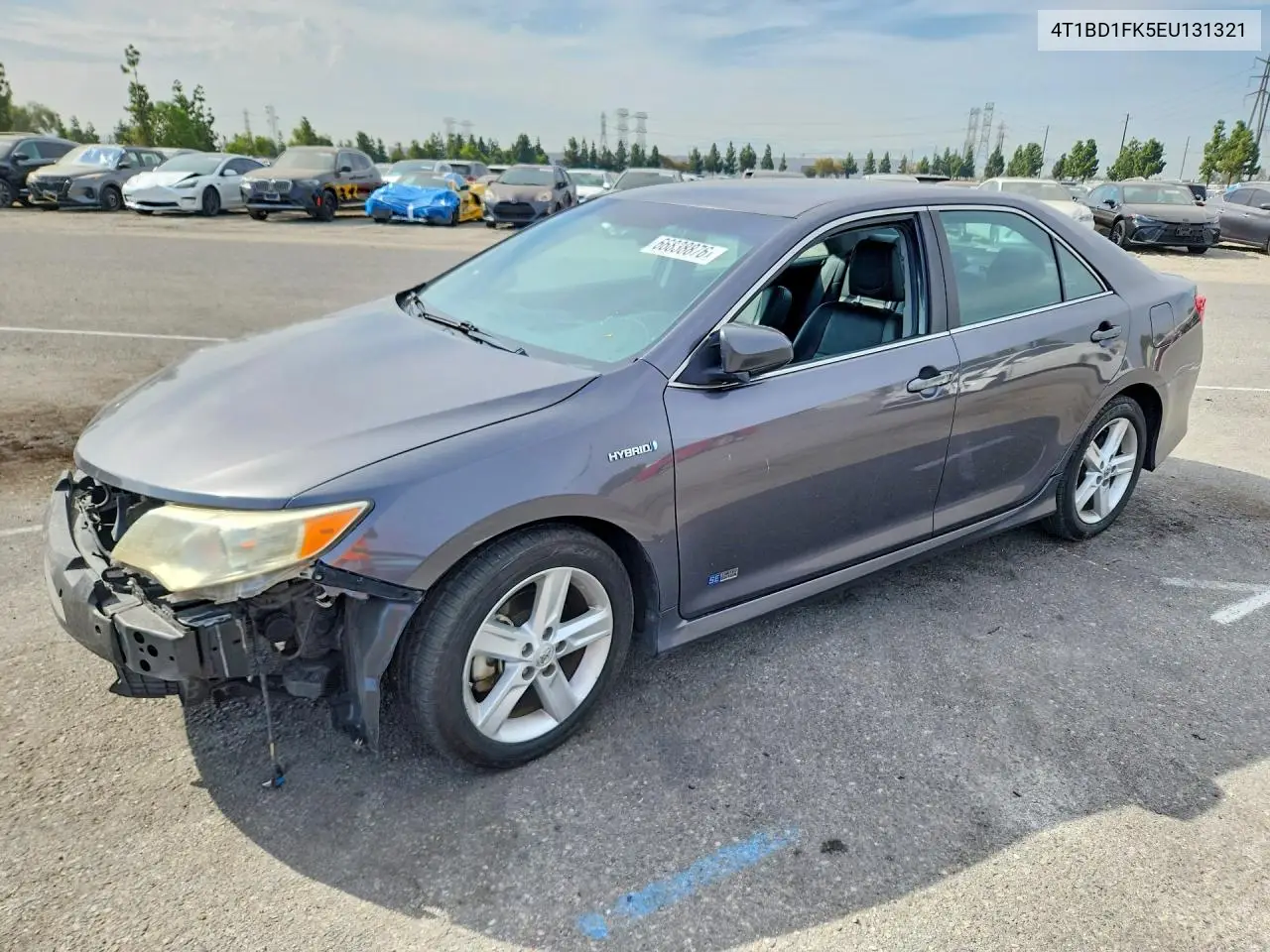 TOYOTA CAMRY 2014, VIN 4T1BD1FK5EU131321