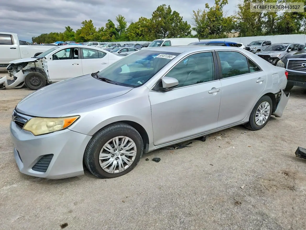 TOYOTA CAMRY 2014, VIN 4T4BF1FK7ER443527