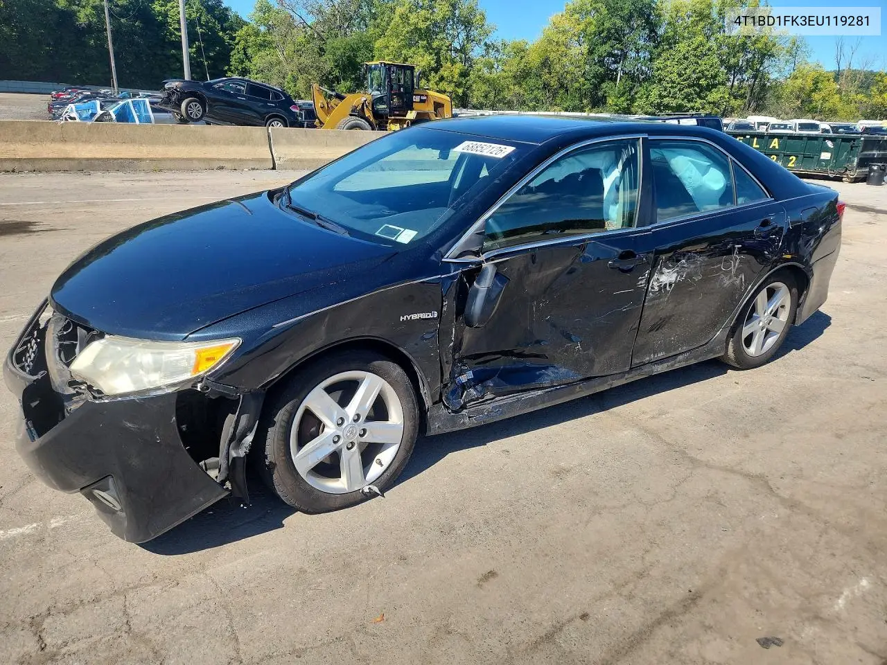 TOYOTA CAMRY 2014, VIN 4T1BD1FK3EU119281