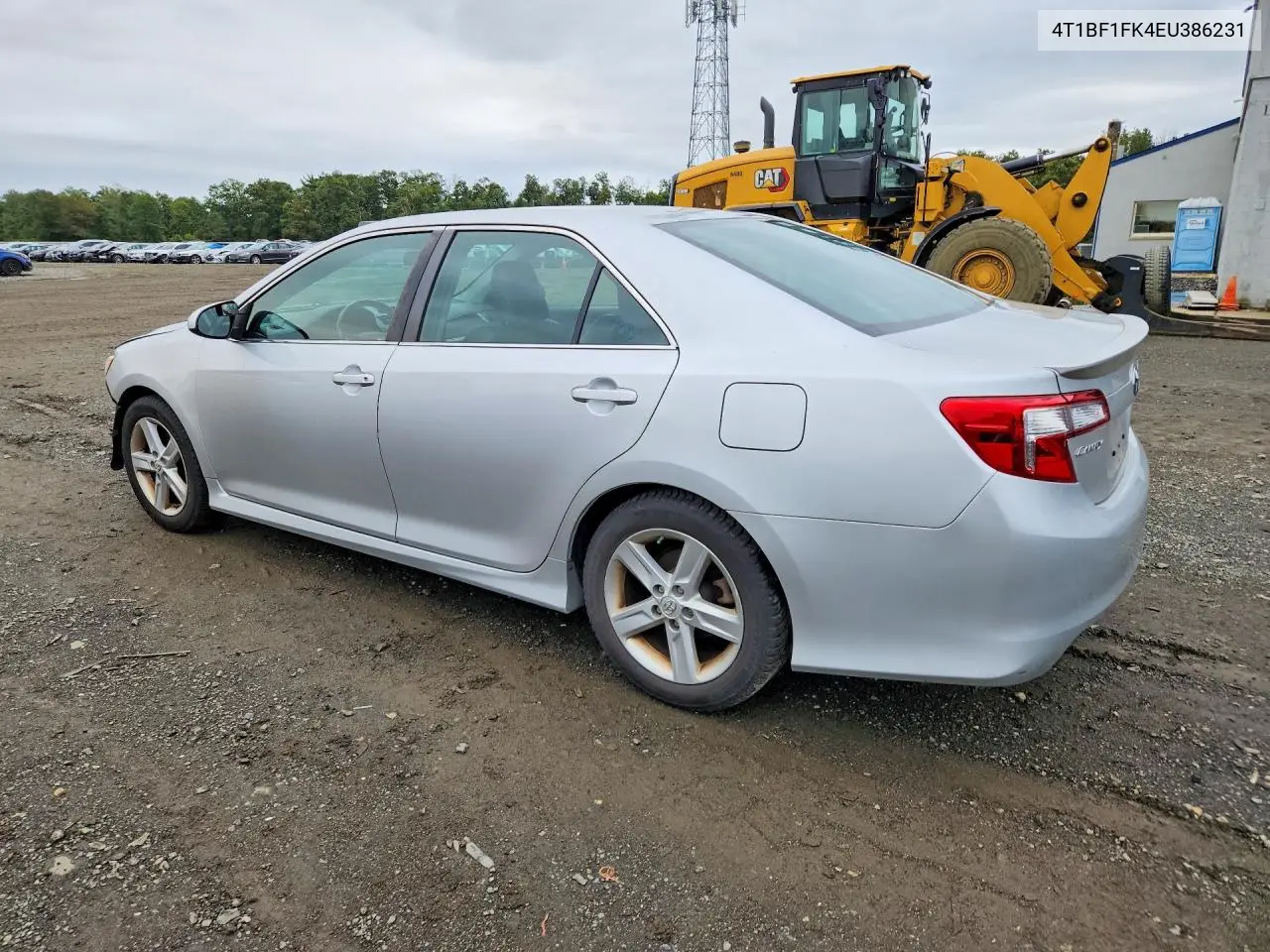 2014 TOYOTA CAMRY VIN 4T1BF1FK4EU386231 — фото 2