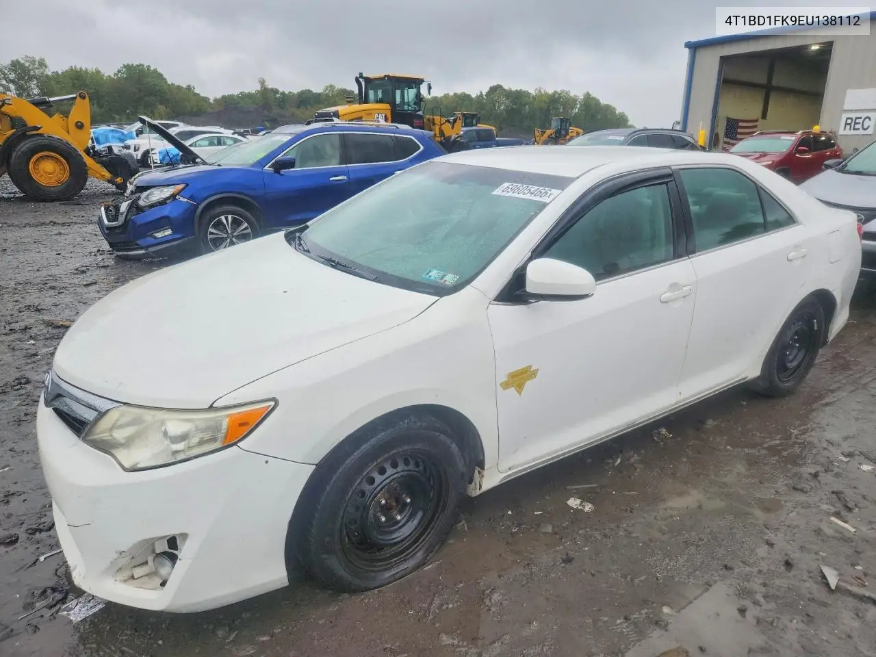 TOYOTA CAMRY 2014, VIN 4T1BD1FK9EU138112
