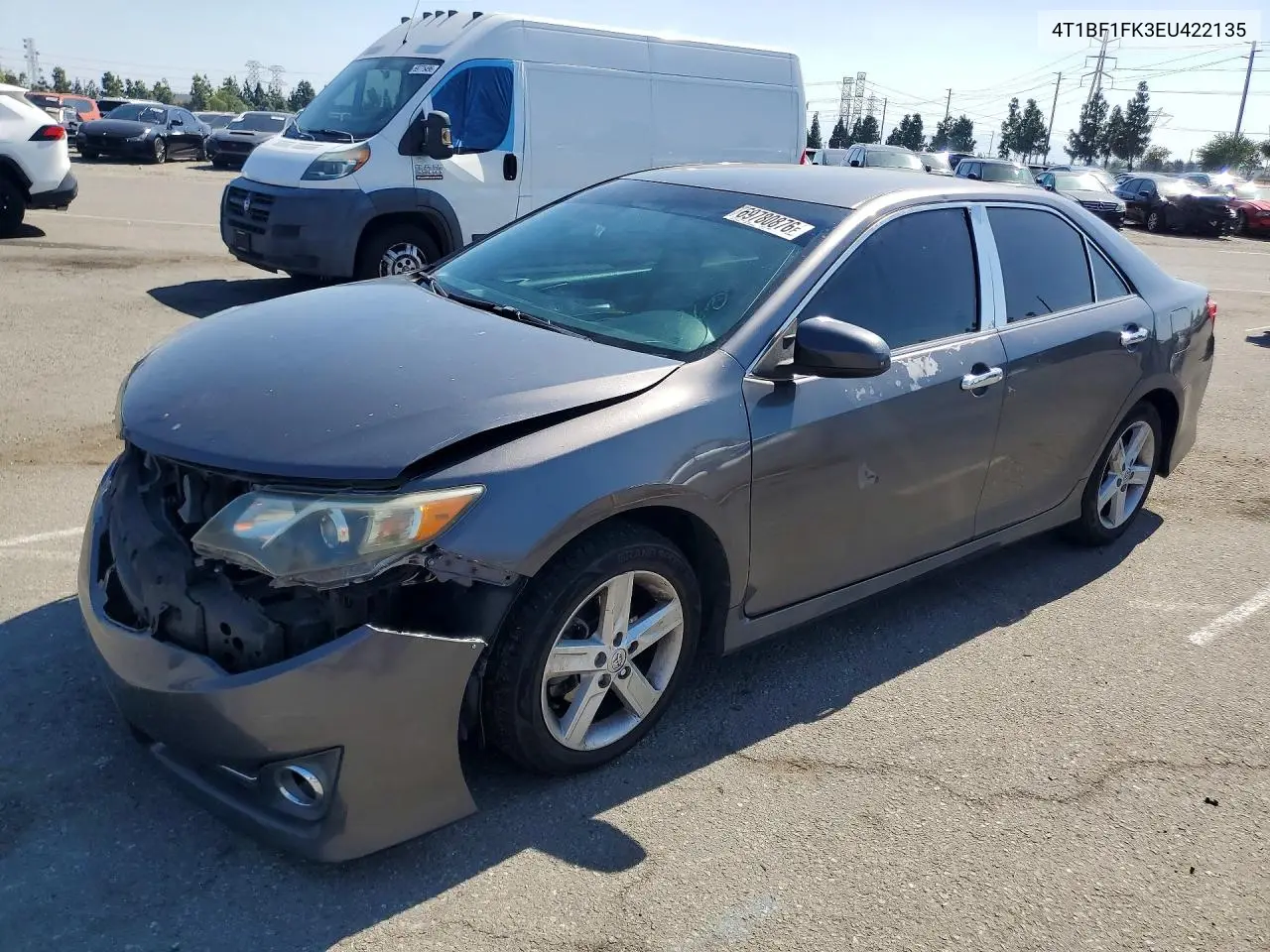 TOYOTA CAMRY 2014, VIN 4T1BF1FK3EU422135