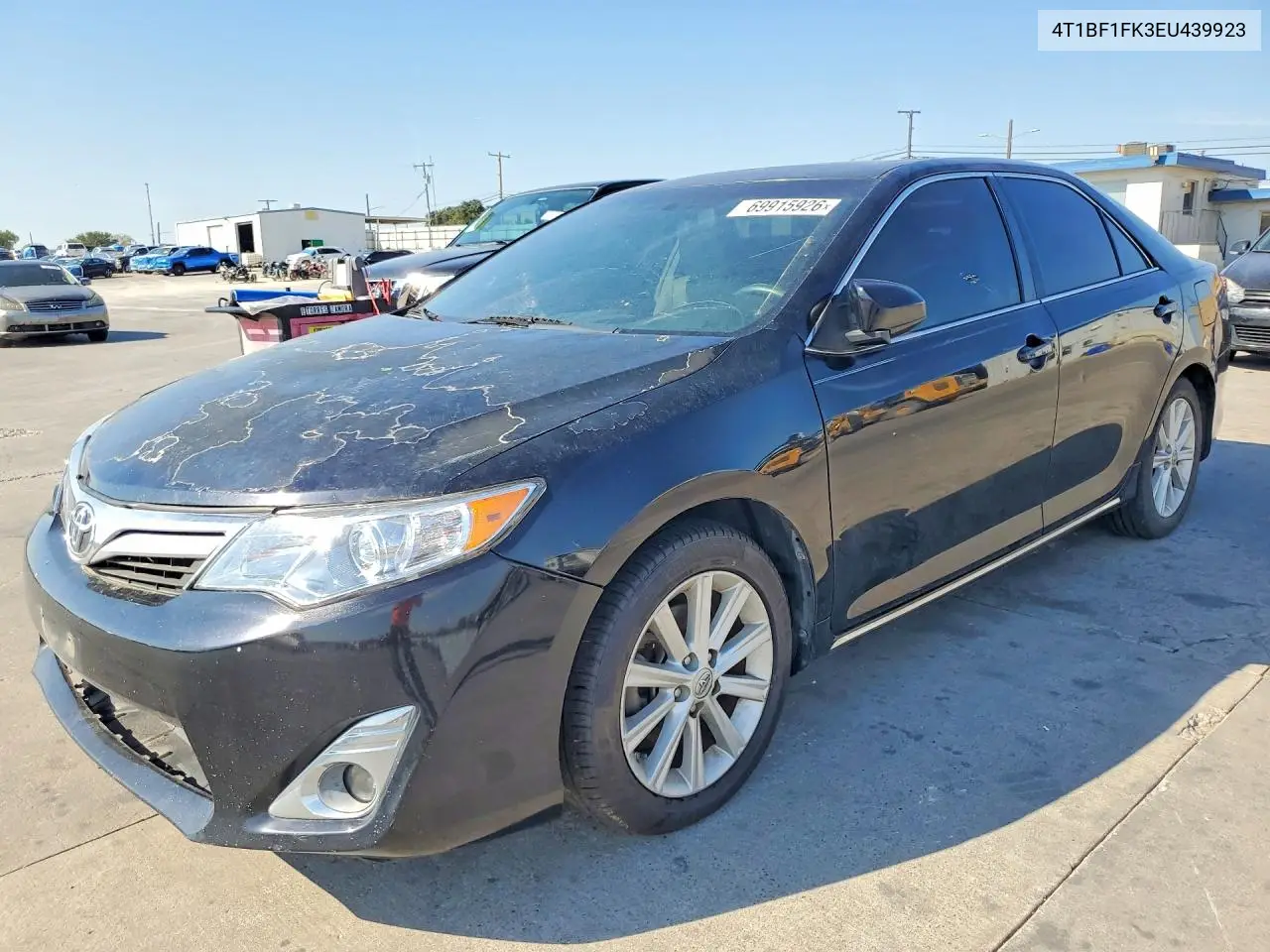 TOYOTA CAMRY 2014, VIN 4T1BF1FK3EU439923