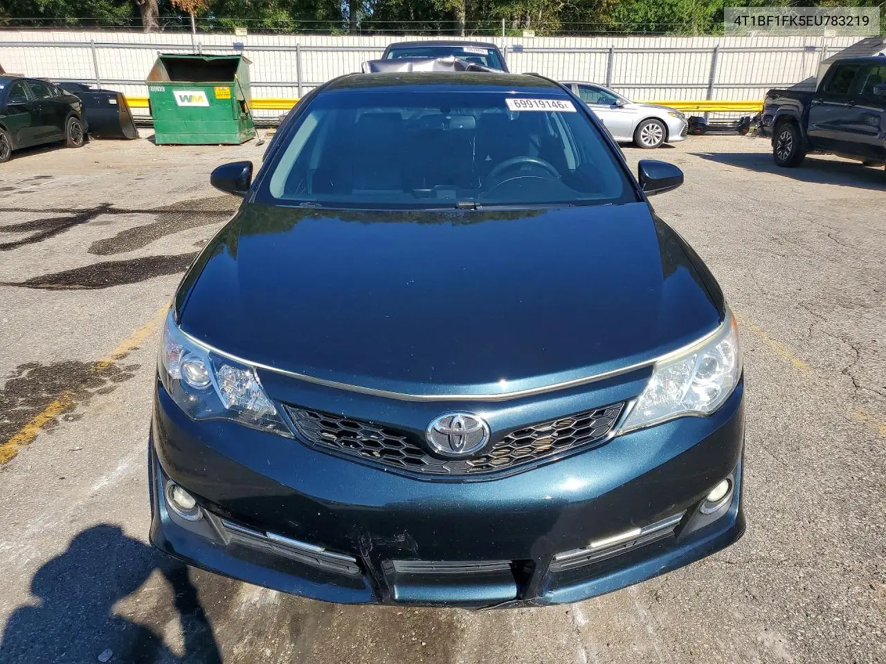 TOYOTA CAMRY 2014, VIN 4T1BF1FK5EU783219