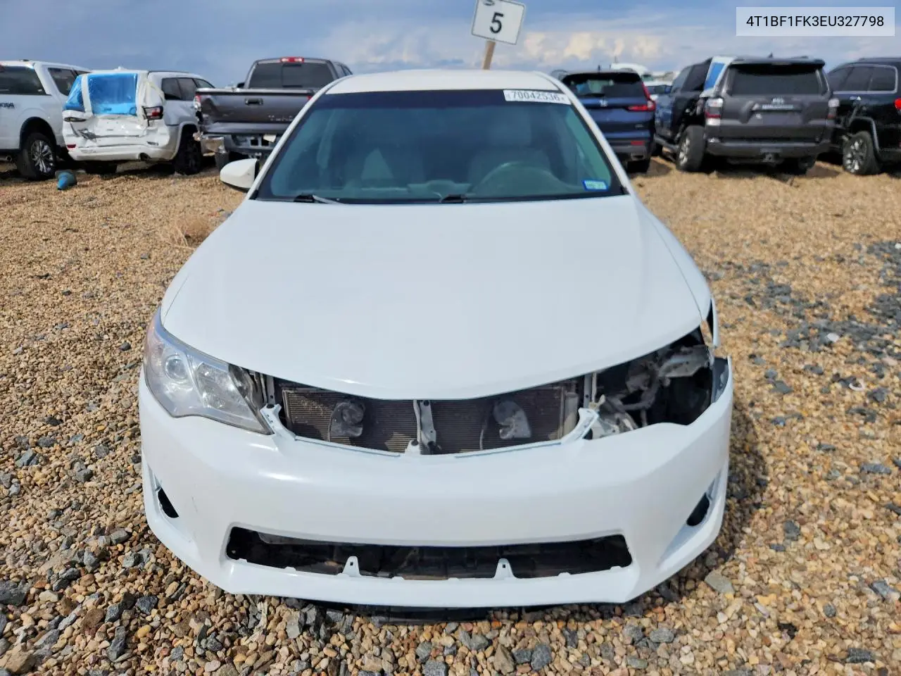 2014 TOYOTA CAMRY VIN 4T1BF1FK3EU327798 — фото 5