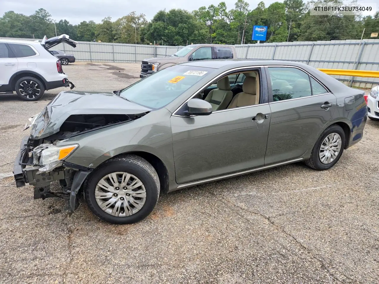 TOYOTA CAMRY 2014, VIN 4T1BF1FK3EU734049