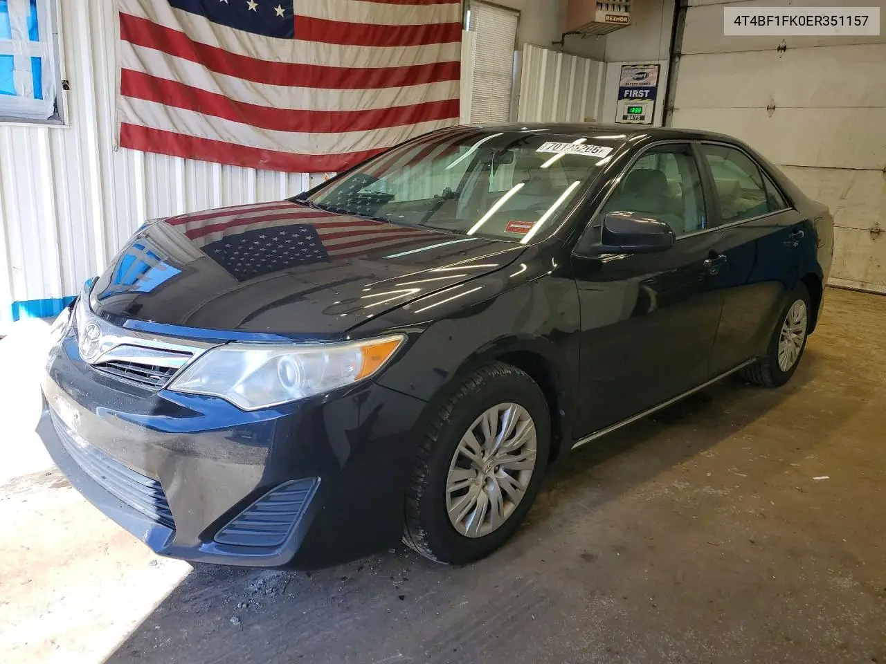 TOYOTA CAMRY 2014, VIN 4T4BF1FK0ER351157