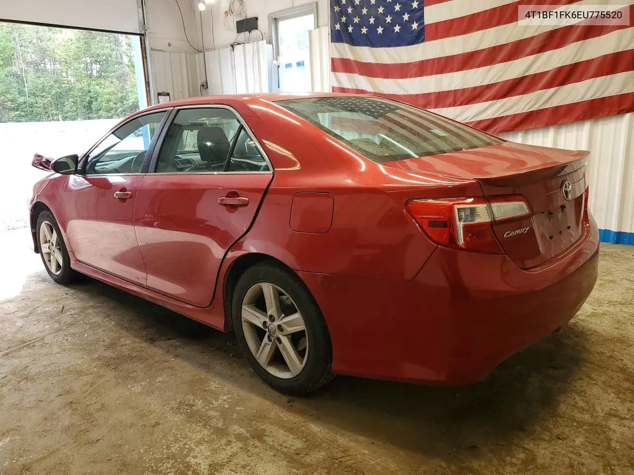 2014 TOYOTA CAMRY VIN 4T1BF1FK6EU775520 — фото 2
