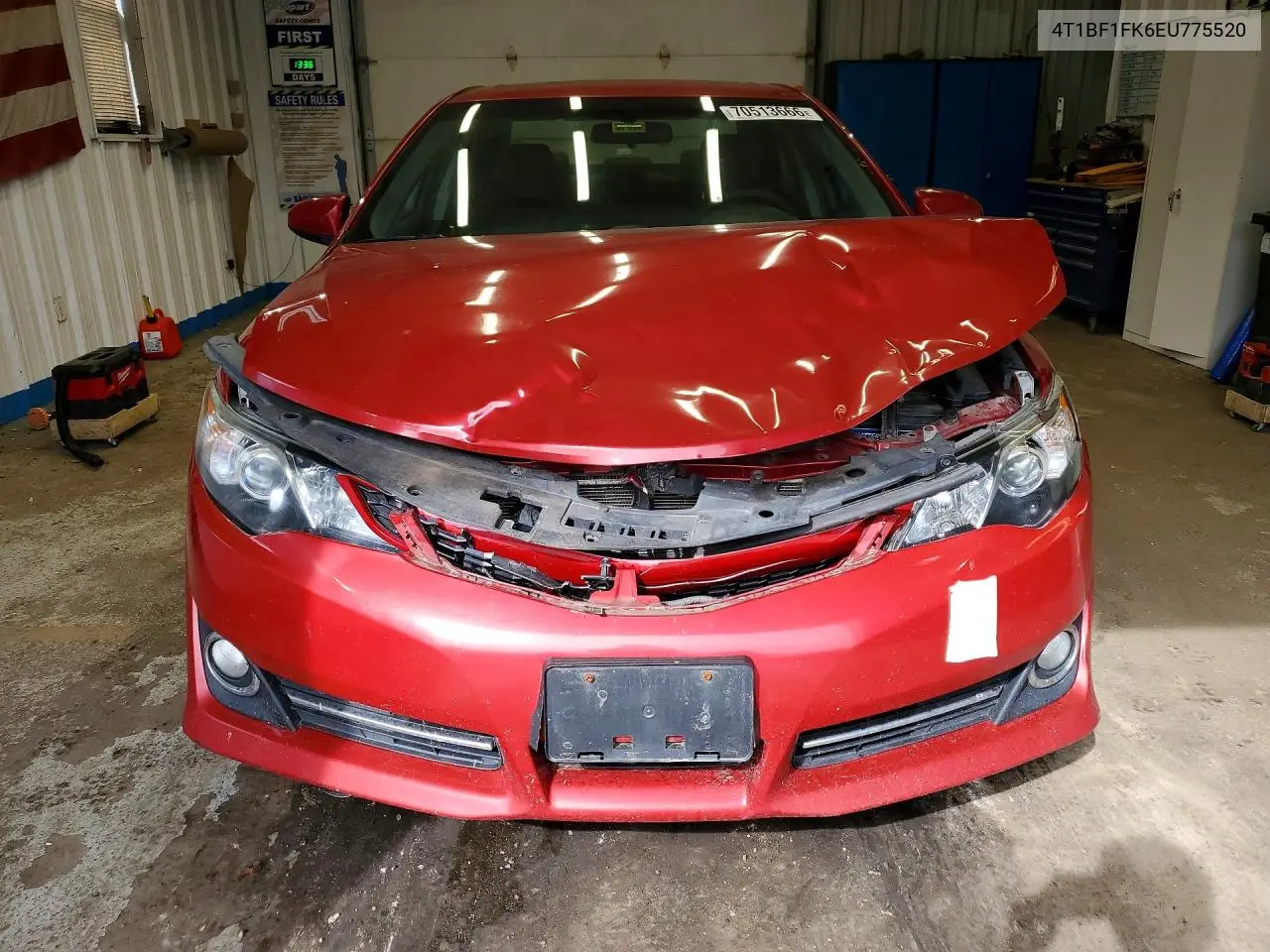 2014 TOYOTA CAMRY VIN 4T1BF1FK6EU775520 — фото 5