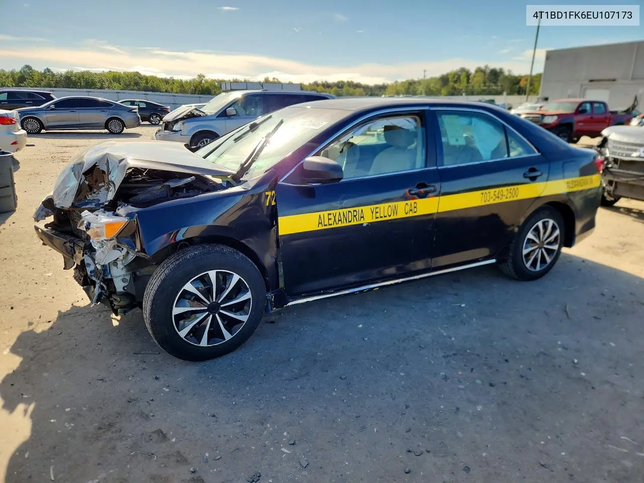 TOYOTA CAMRY 2014, VIN 4T1BD1FK6EU107173