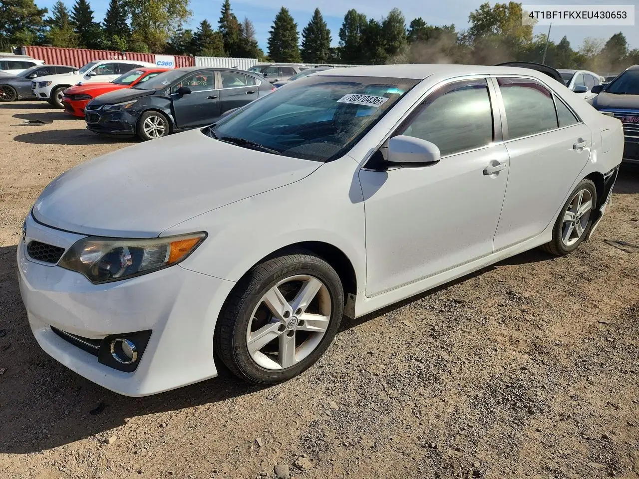 TOYOTA CAMRY 2014, VIN 4T1BF1FKXEU430653