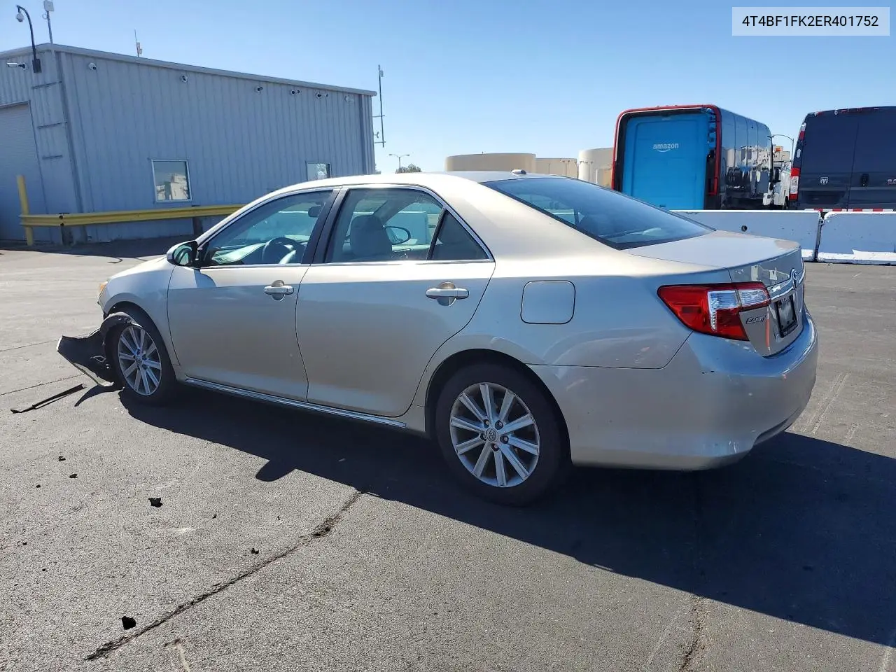 2014 TOYOTA CAMRY VIN 4T4BF1FK2ER401752 — фото 2