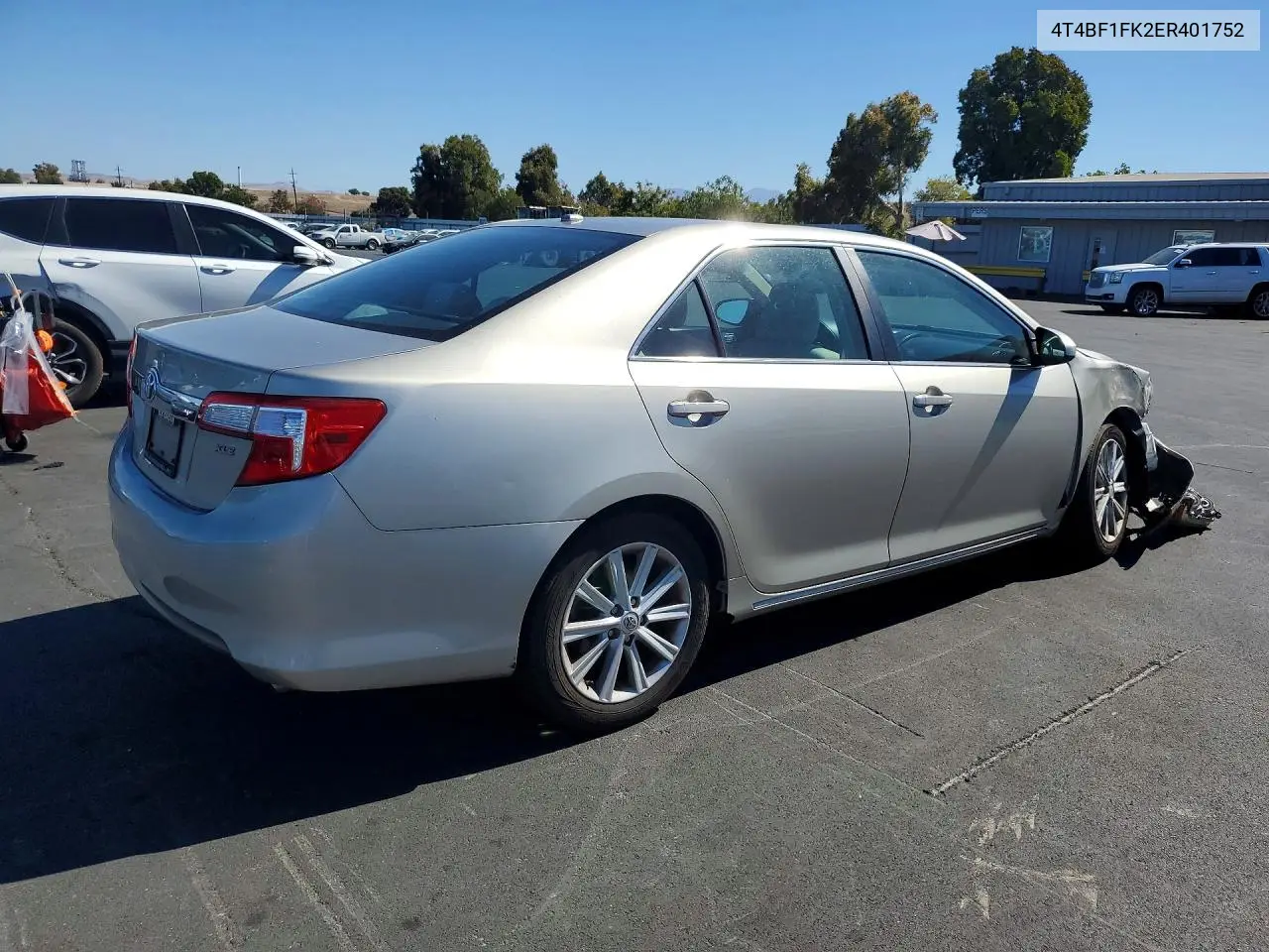 2014 TOYOTA CAMRY VIN 4T4BF1FK2ER401752 — фото 3