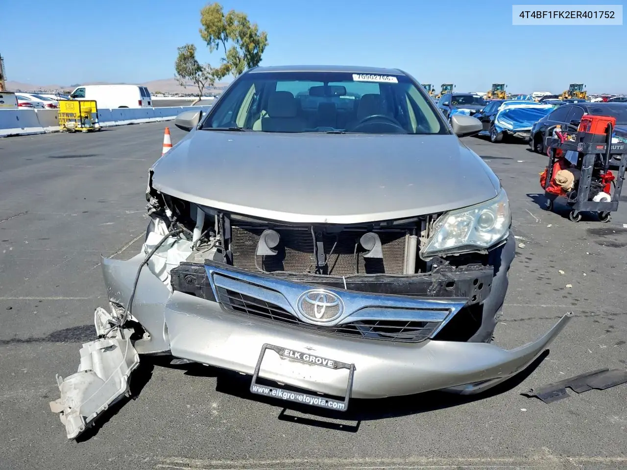 2014 TOYOTA CAMRY VIN 4T4BF1FK2ER401752 — фото 5