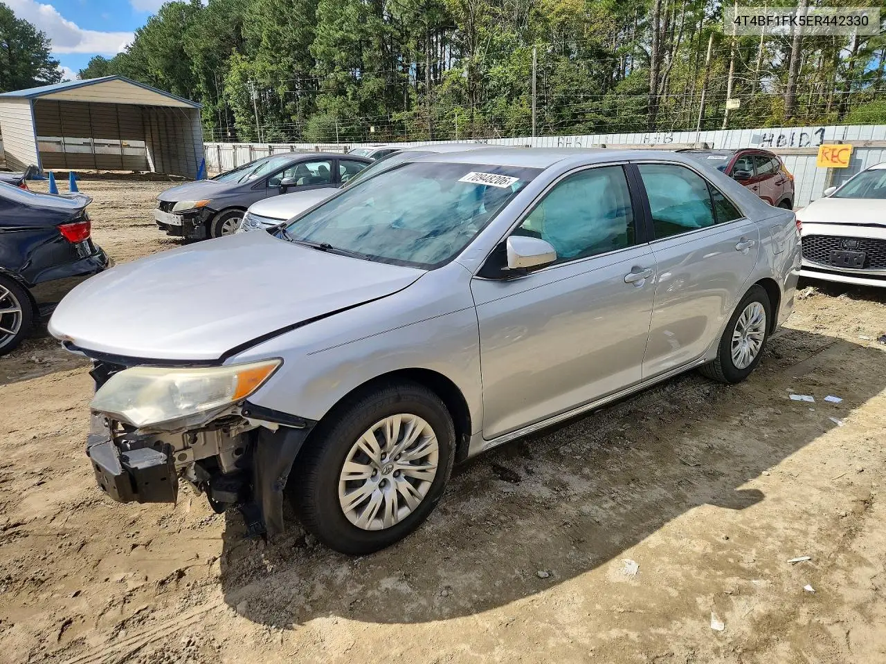TOYOTA CAMRY 2014, VIN 4T4BF1FK5ER442330