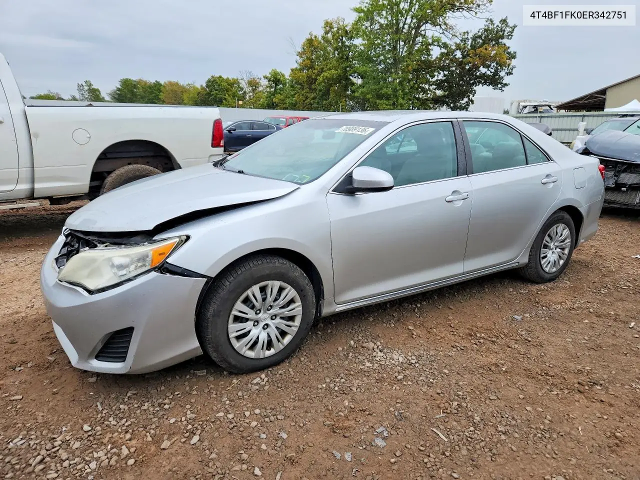 TOYOTA CAMRY 2014, VIN 4T4BF1FK0ER342751