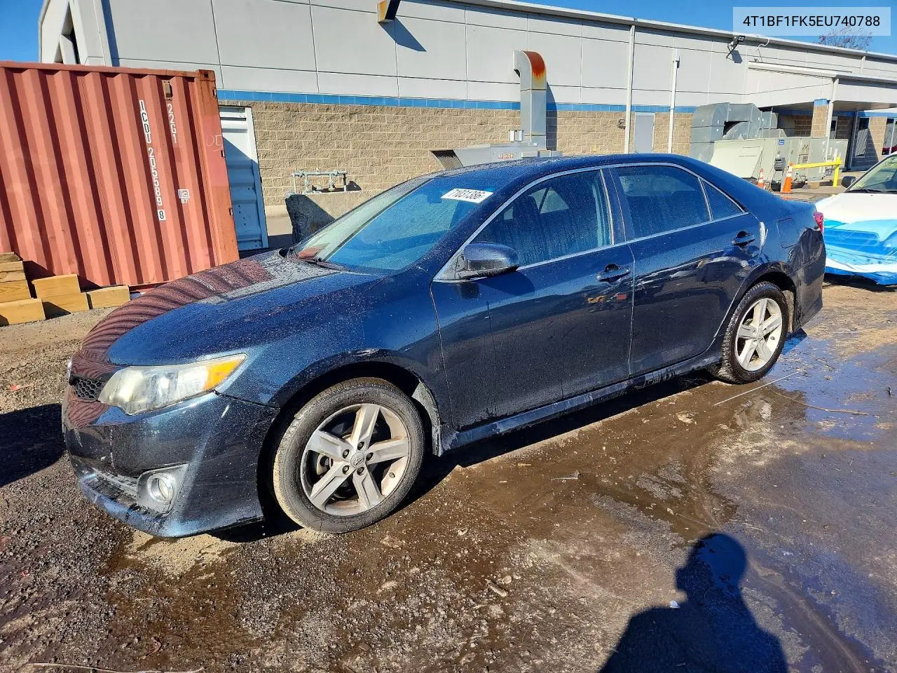 TOYOTA CAMRY 2014, VIN 4T1BF1FK5EU740788
