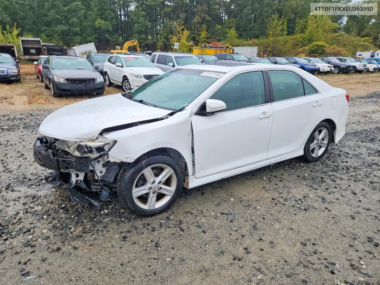 TOYOTA CAMRY 2014, VIN 4T1BF1FKXEU363990