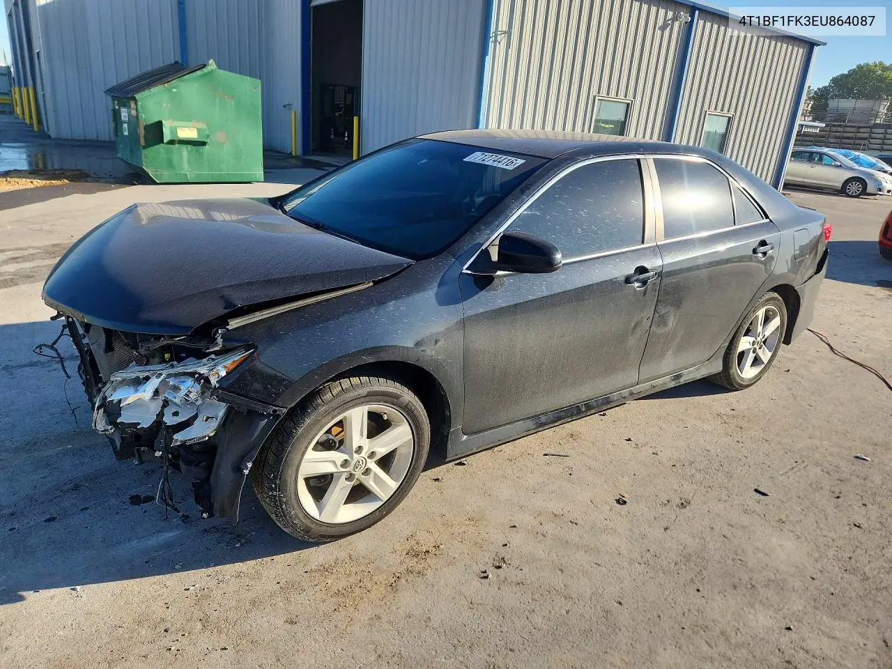 TOYOTA CAMRY 2014, VIN 4T1BF1FK3EU864087