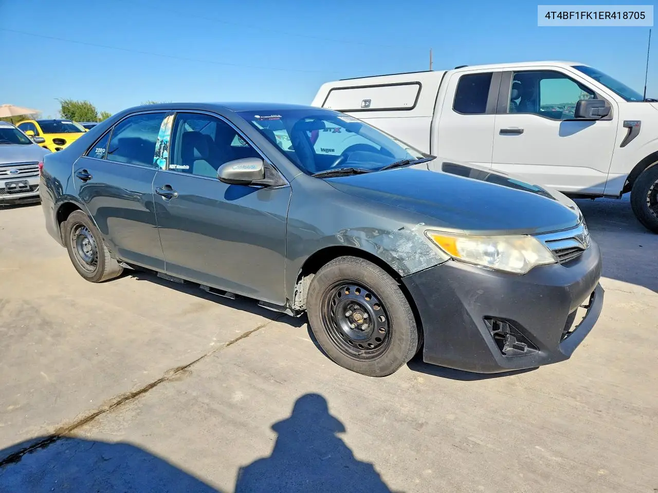 2014 TOYOTA CAMRY VIN 4T4BF1FK1ER418705 — фото 4