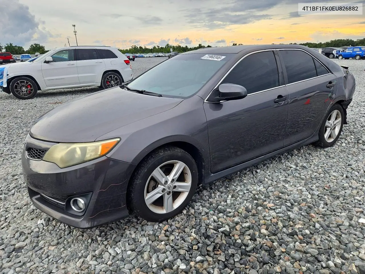 TOYOTA CAMRY 2014, VIN 4T1BF1FK0EU826882