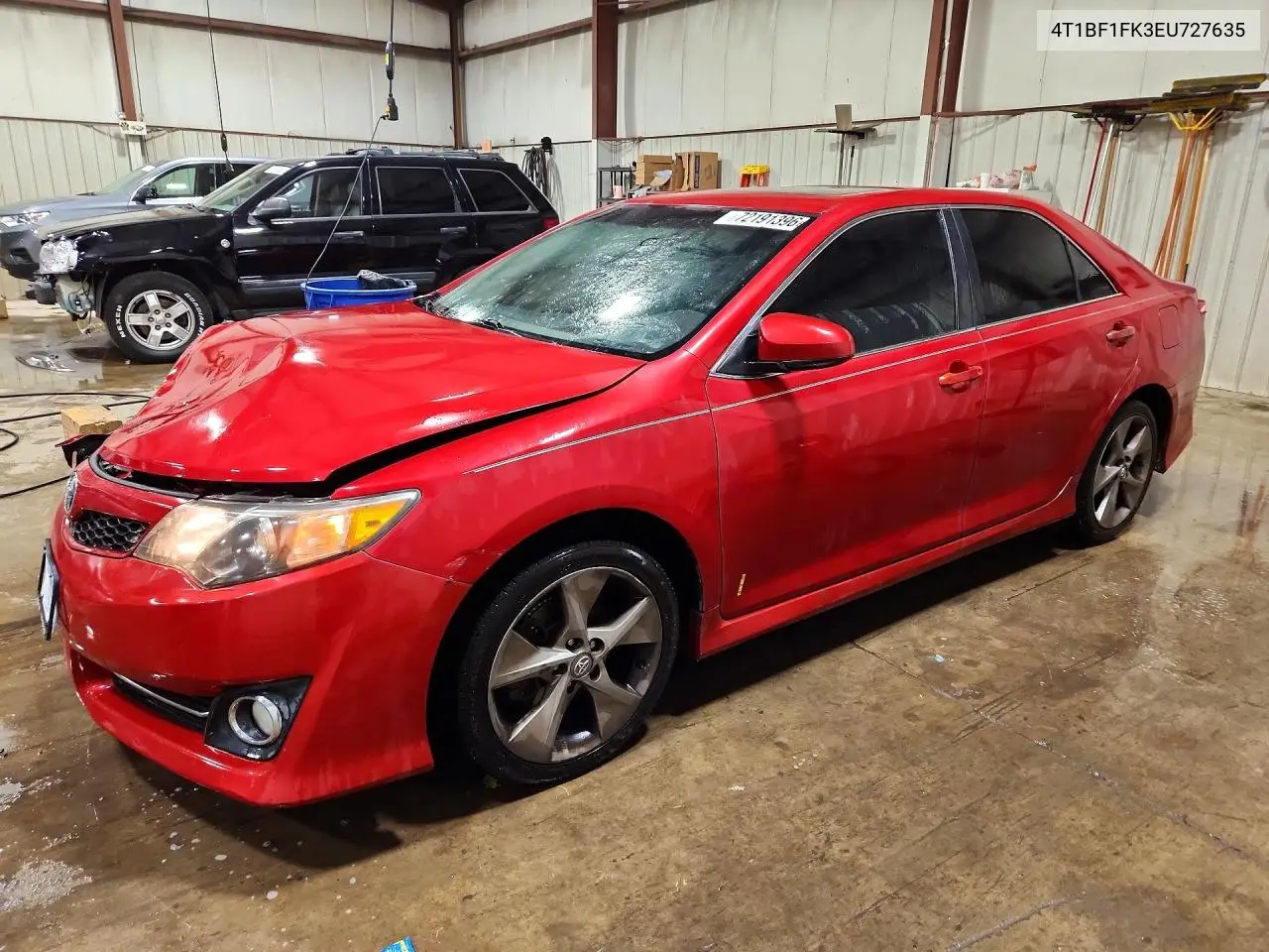 TOYOTA CAMRY 2014, VIN 4T1BF1FK3EU727635
