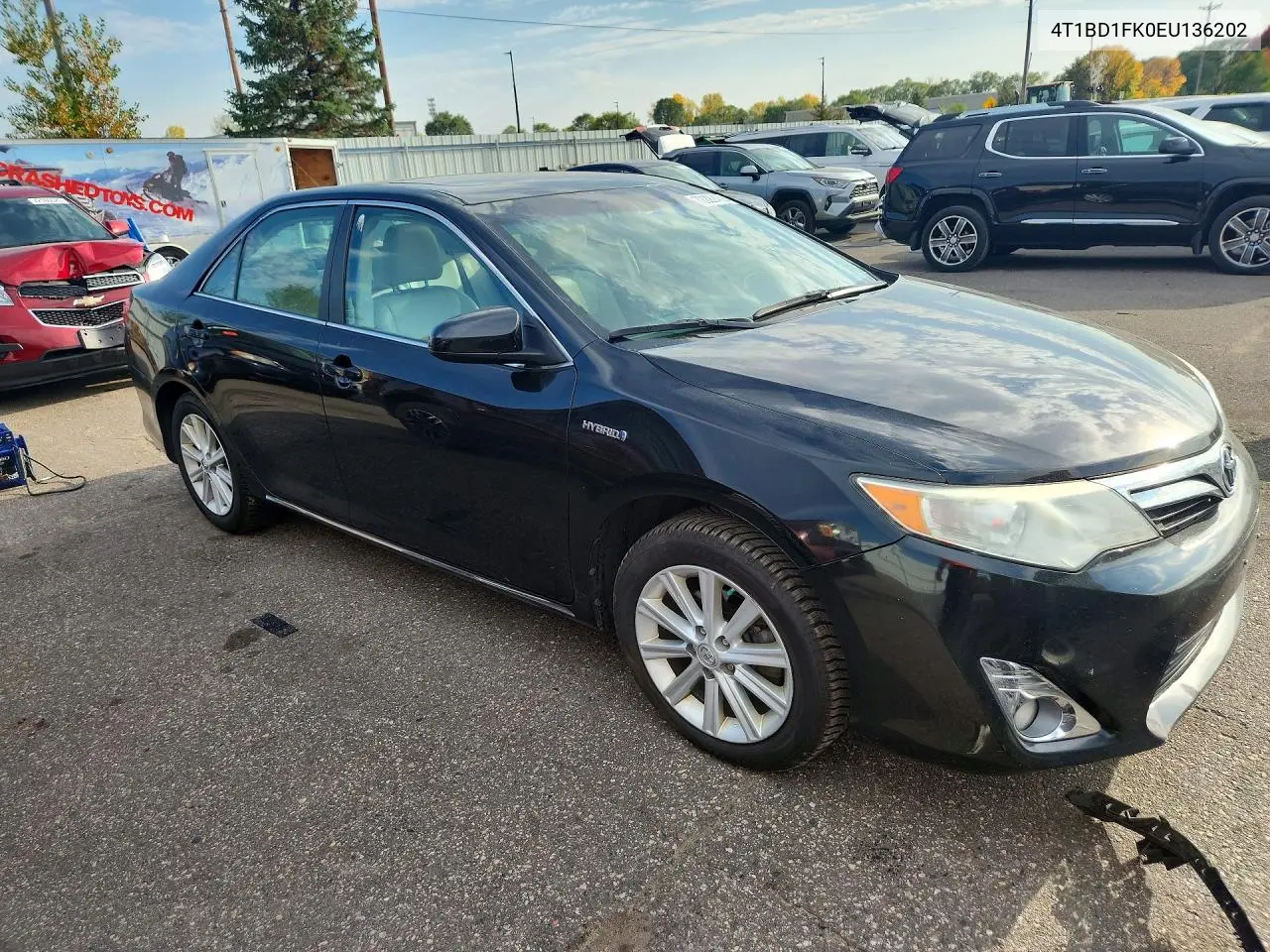 2014 TOYOTA CAMRY VIN 4T1BD1FK0EU136202 — фото 4
