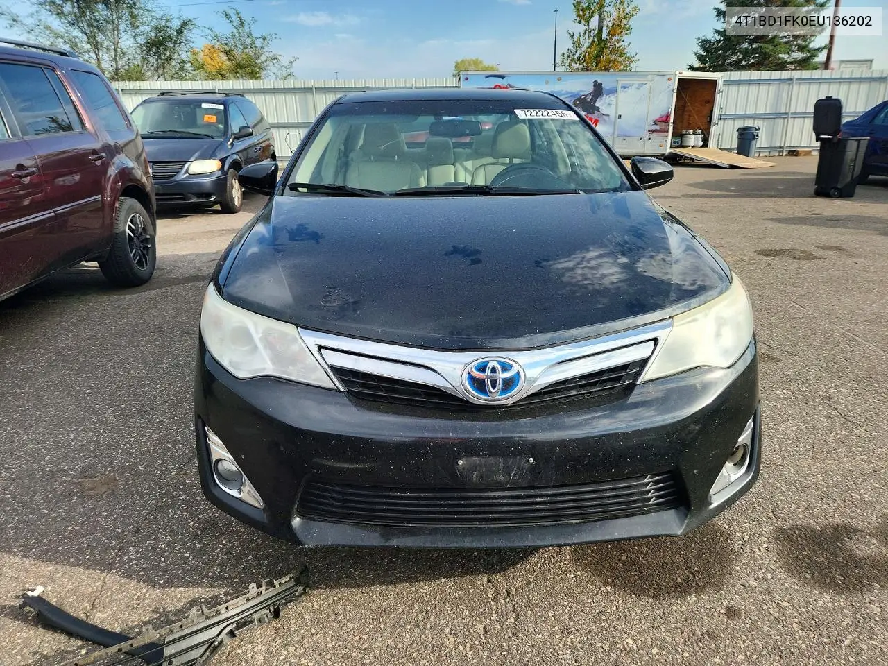 2014 TOYOTA CAMRY VIN 4T1BD1FK0EU136202 — фото 5