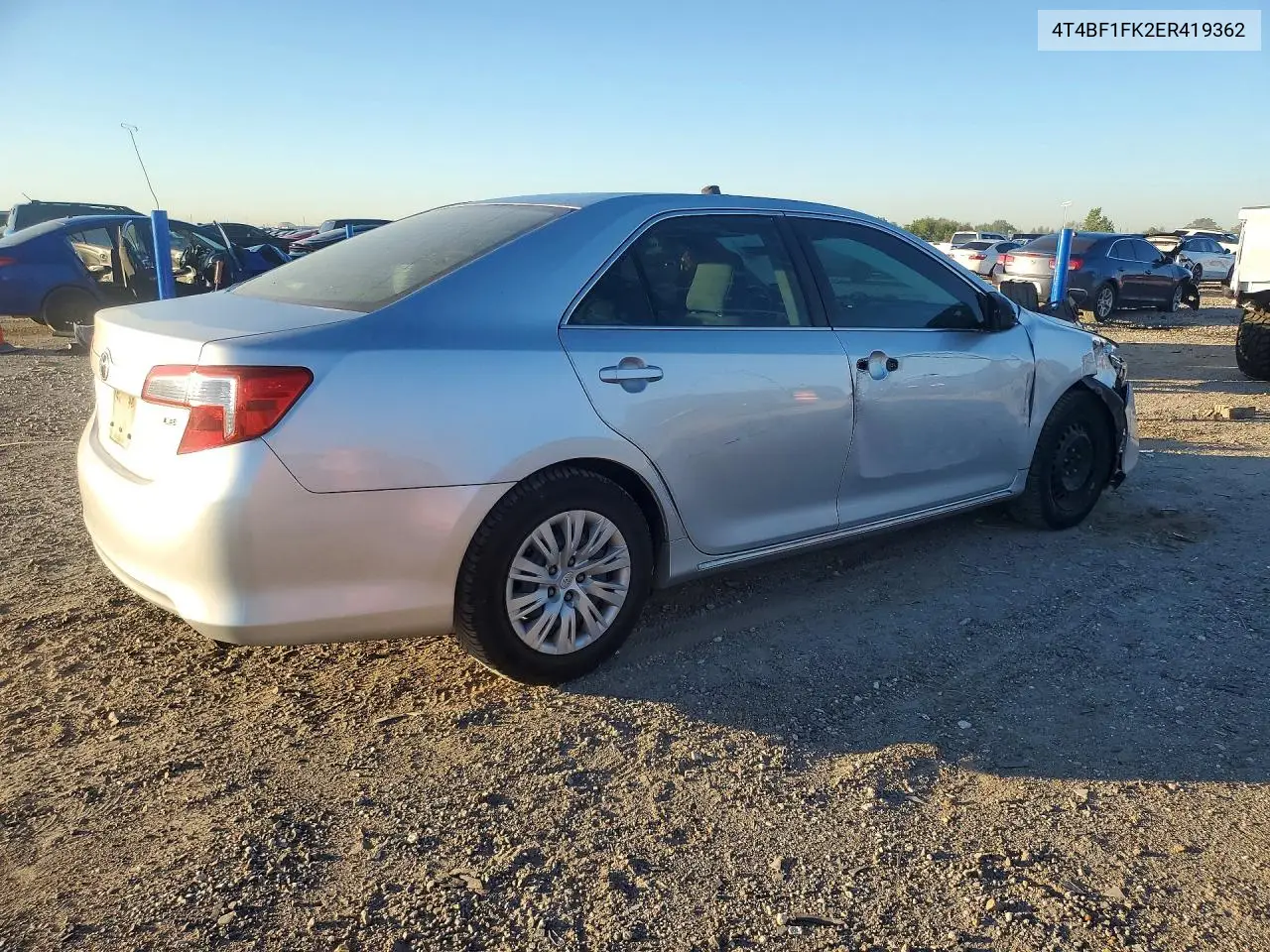 2014 TOYOTA CAMRY VIN 4T4BF1FK2ER419362 — фото 3