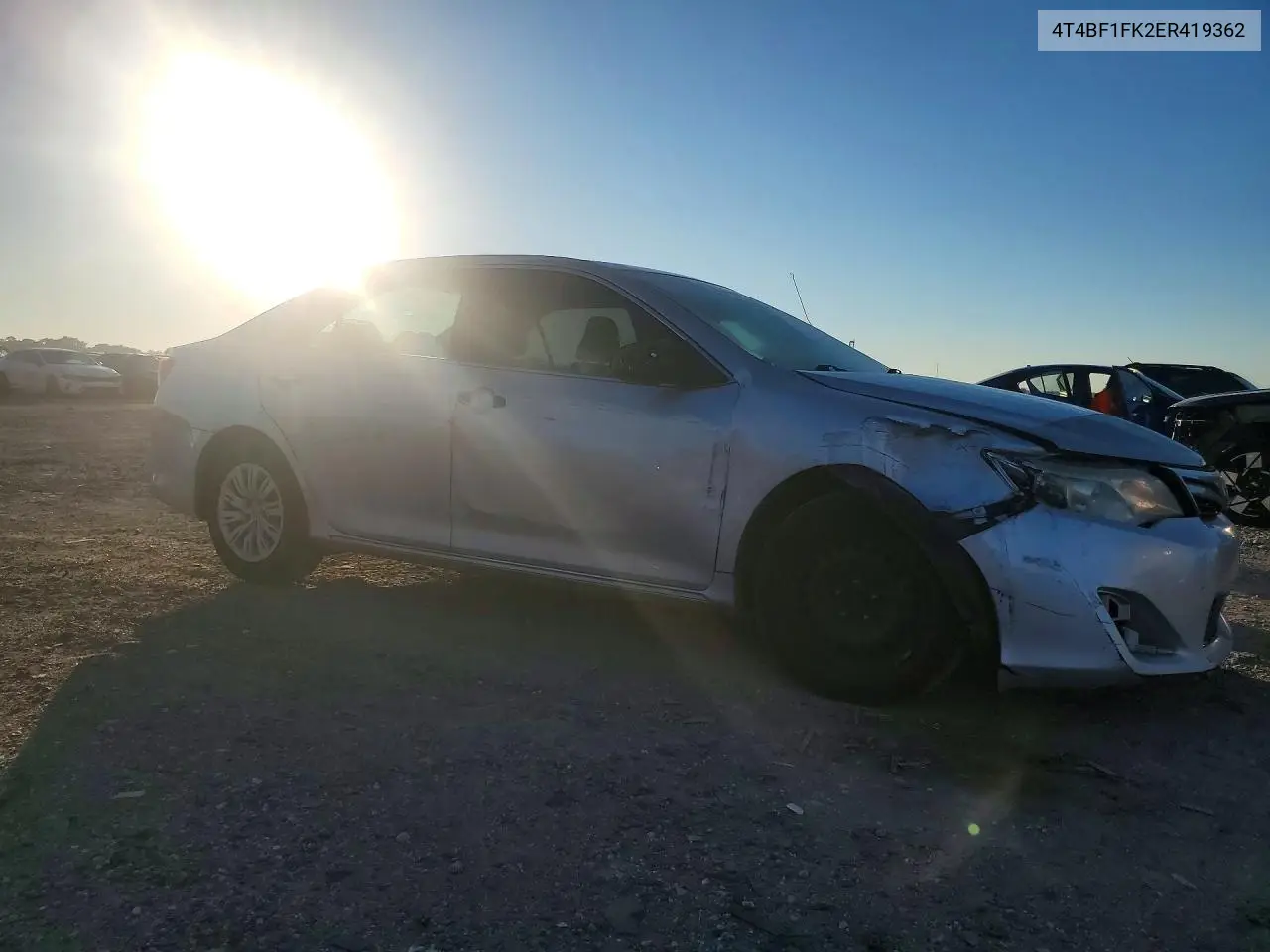 2014 TOYOTA CAMRY VIN 4T4BF1FK2ER419362 — фото 4