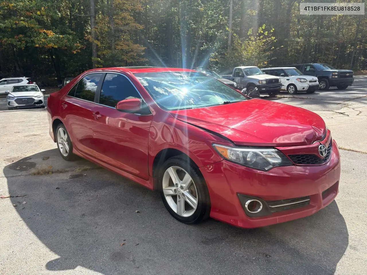 TOYOTA CAMRY 2014, VIN 4T1BF1FK8EU818528