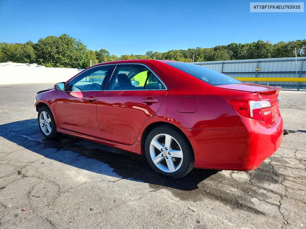 2014 TOYOTA CAMRY VIN 4T1BF1FK4EU793935 — фото 2