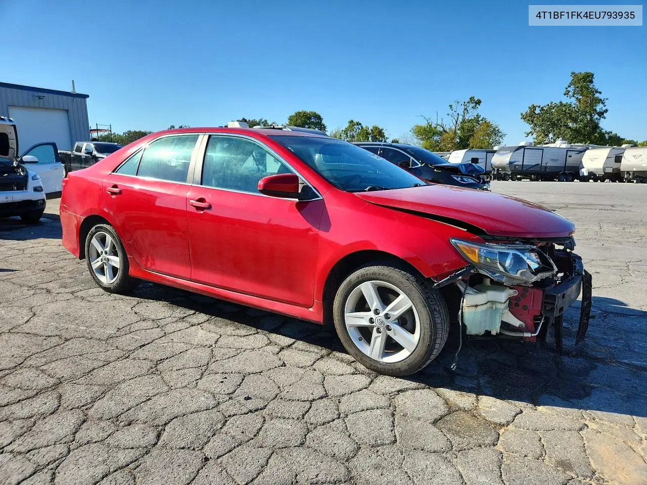 2014 TOYOTA CAMRY VIN 4T1BF1FK4EU793935 — фото 4