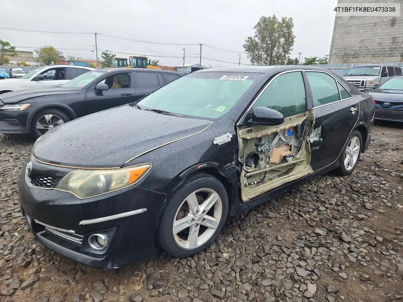 TOYOTA CAMRY 2014, VIN 4T1BF1FK8EU473338