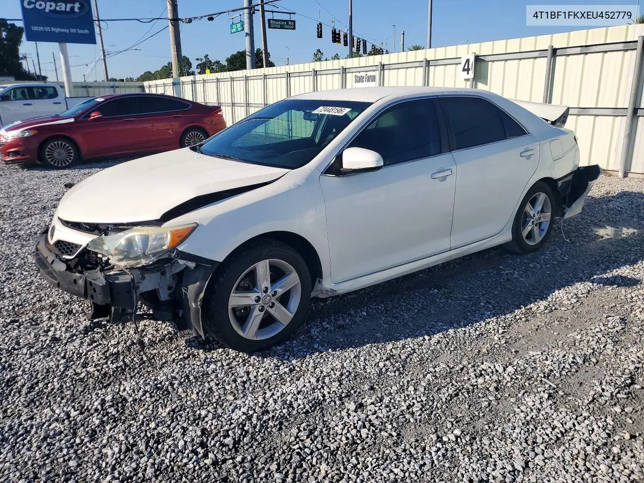 TOYOTA CAMRY 2014, VIN 4T1BF1FKXEU452779