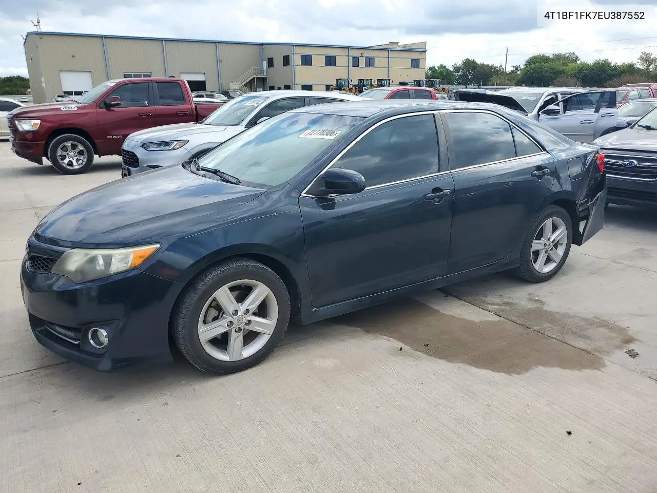 TOYOTA CAMRY 2014, VIN 4T1BF1FK7EU387552