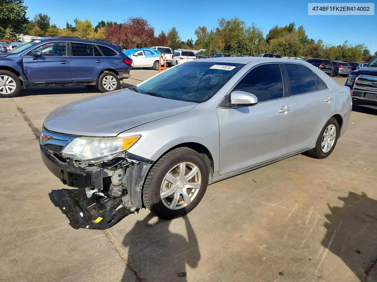TOYOTA CAMRY 2014, VIN 4T4BF1FK2ER414002