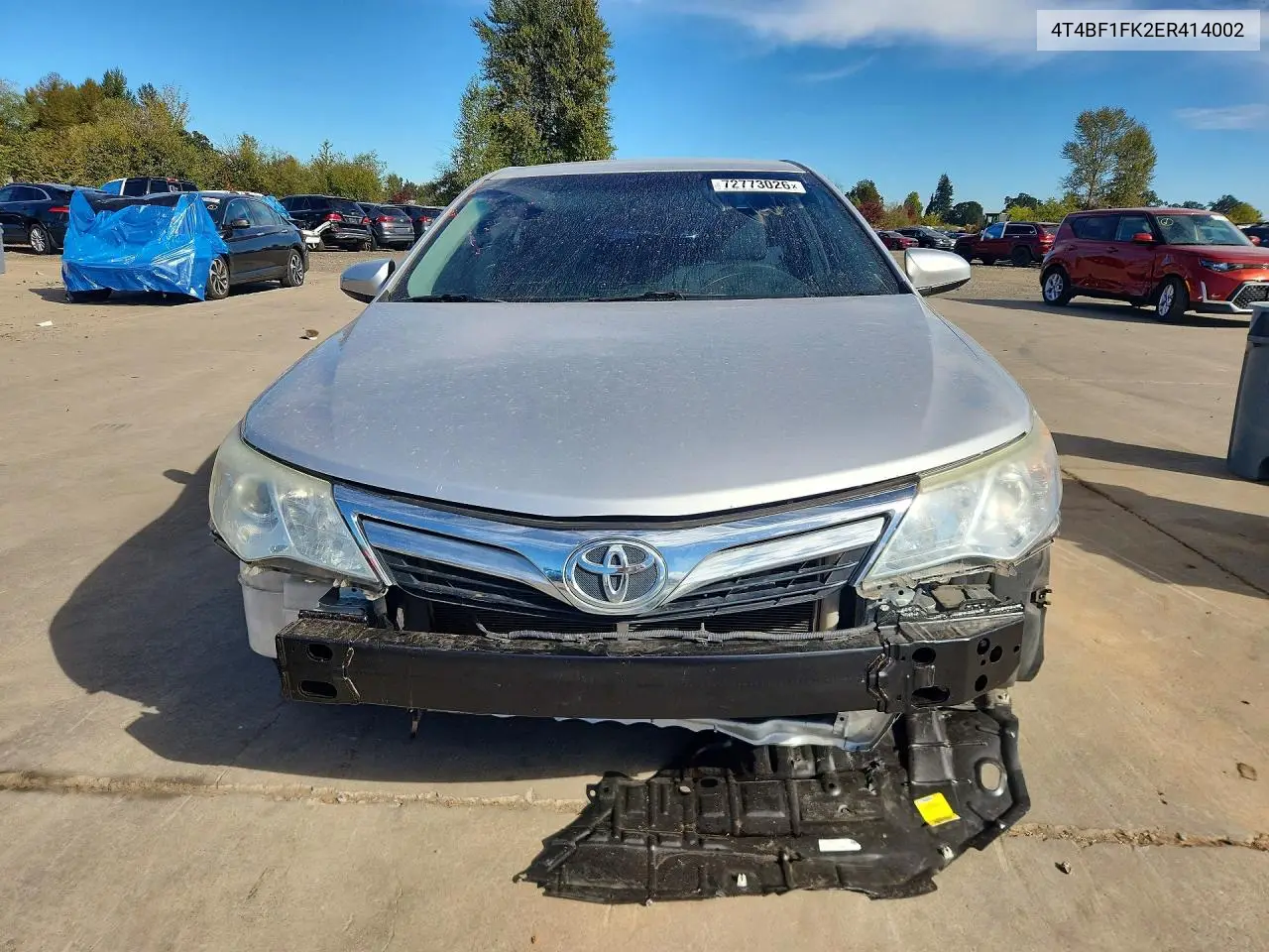 2014 TOYOTA CAMRY VIN 4T4BF1FK2ER414002 — фото 5