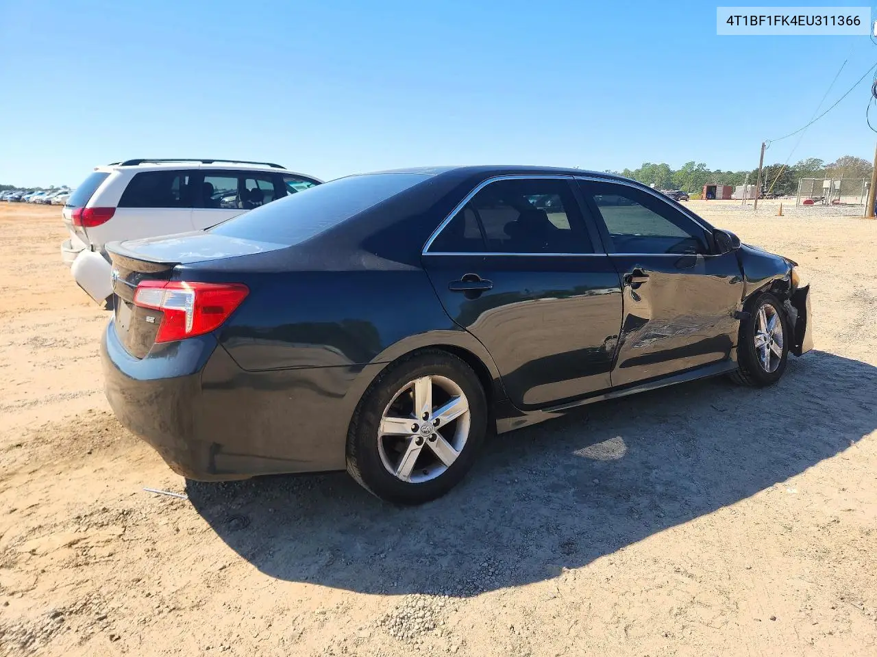 2014 TOYOTA CAMRY VIN 4T1BF1FK4EU311366 — фото 3