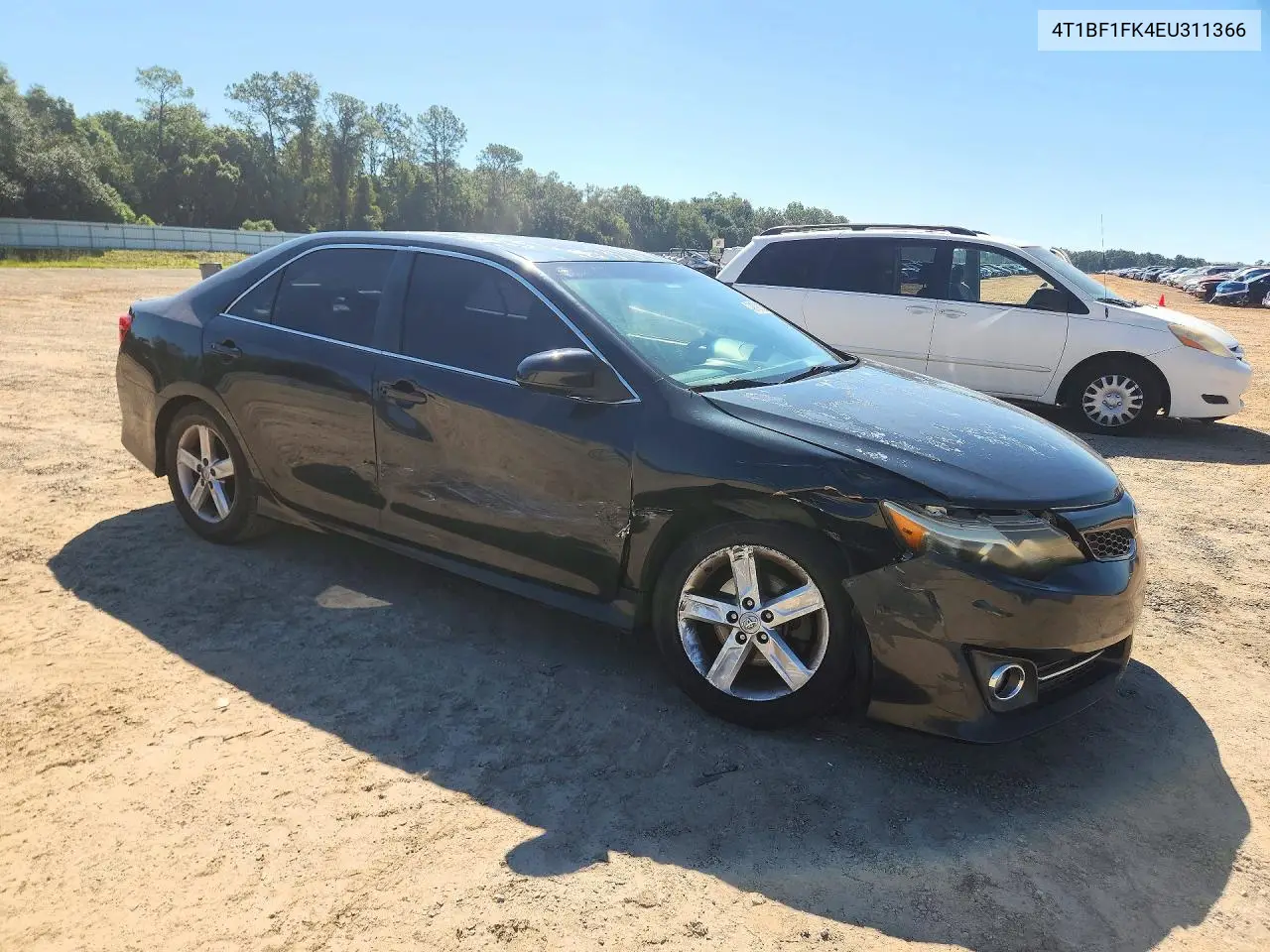 2014 TOYOTA CAMRY VIN 4T1BF1FK4EU311366 — фото 4