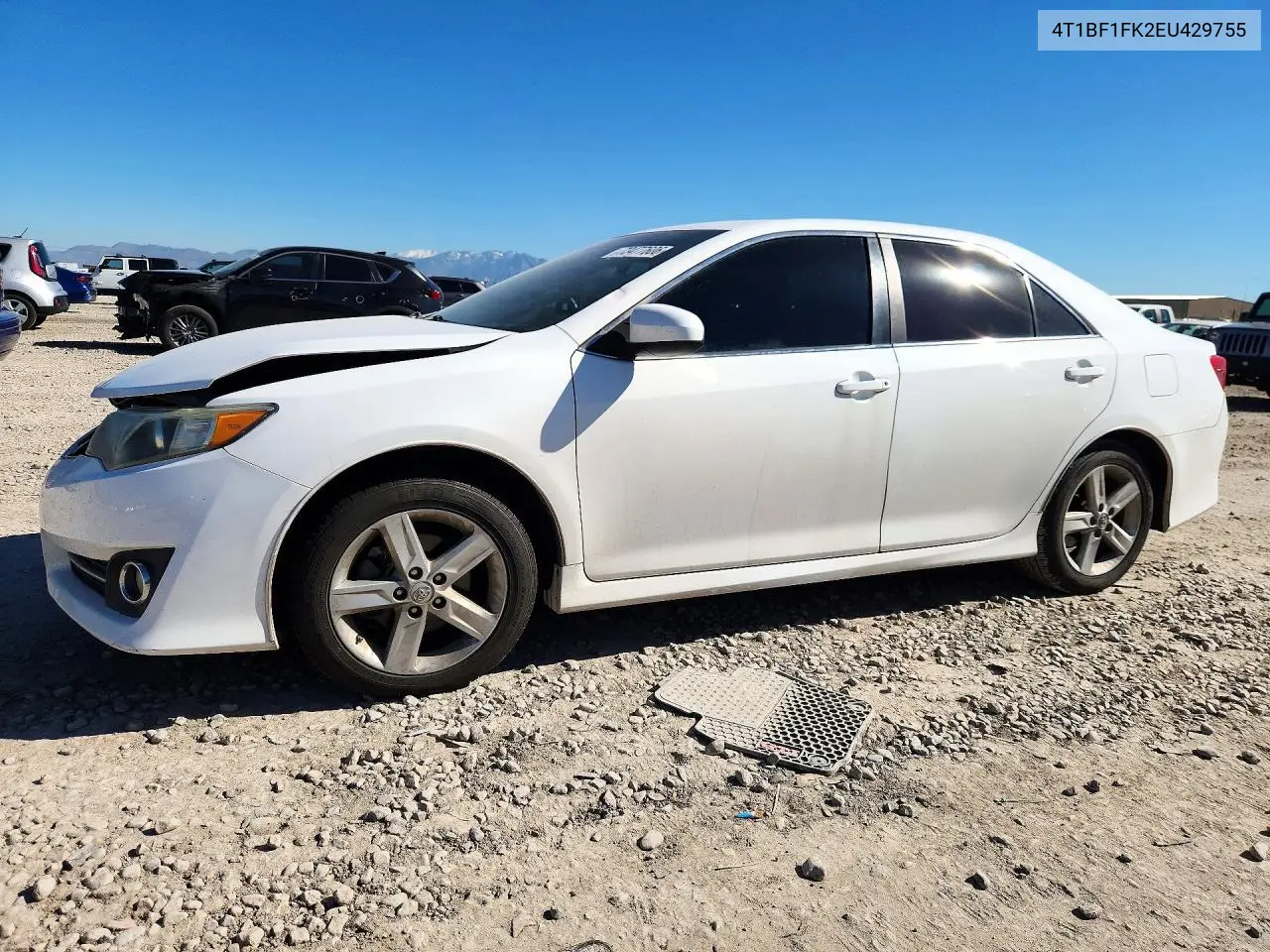 TOYOTA CAMRY 2014, VIN 4T1BF1FK2EU429755
